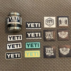 Yeti Rambler 10oz Lowball & stickers